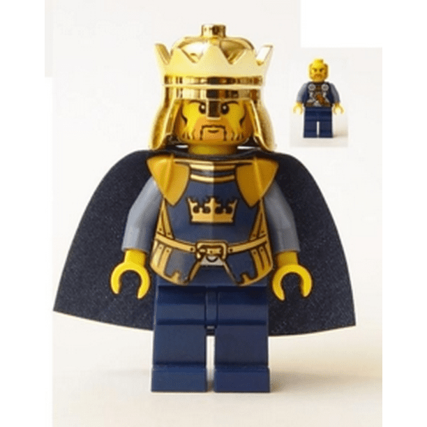 ☀️NEW Lego Minifig Hat METALLIC GOLD CROWN King Prince Helmet Castle Kingdom